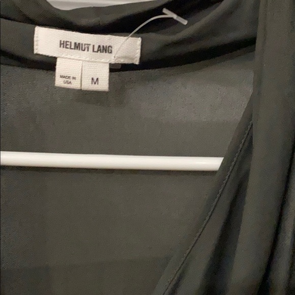 Helmut Lang Cowl neck army green dress - Picture 2 of 4